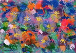 Blomsteräng av Martina Konitzky