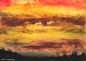 Landskap och himmel av Martina Konitzky