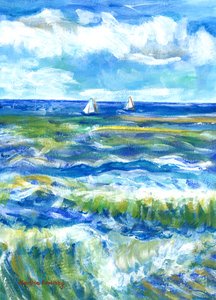 Saintes-Maries-de-la-Mer (hyllning till Vincent van Gogh)