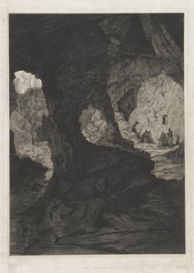 Utsikt över en grotta