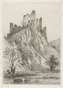 Ruin av slottet Montaigle