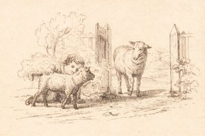 Illustration till "Halvhundra fabler för barn" av Hey