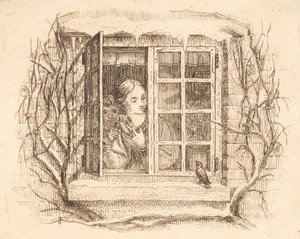 Illustration till "Halvhundra fabler för barn" av Hey av Martinus Rørbye