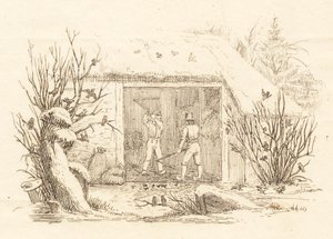 Illustration till "Halvhundra fabler för barn" av Hey av Martinus Rørbye