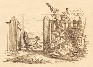 Illustration till "Halvhundra fabler för barn" av Hey av Martinus Rørbye