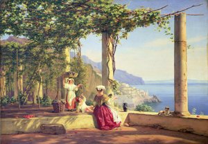 Pergola med utsikt över Amalfi