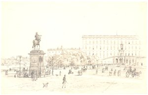 Stockholms slott av Martinus Rørbye