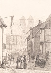 En marknadsdag i Viborg av Martinus Rørbye