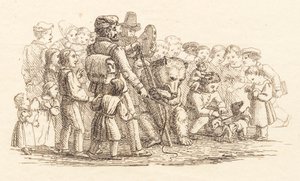 Illustration till "Halvhundra fabler för barn" av Hey av Martinus Rørbye