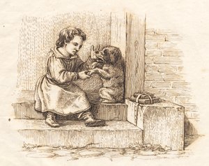 Illustration till "Halvhundra fabler för barn" av Hey