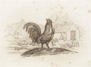Illustration till "Halvhundra fabler för barn" av Hey av Martinus Rørbye