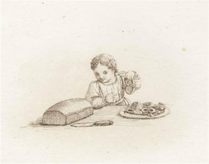 Illustration till "Halvhundra fabler för barn" av Hey av Martinus Rørbye