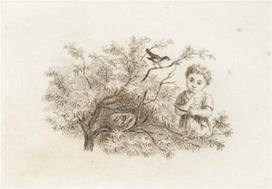 Illustration till "Halvhundra fabler för barn" av Hey av Martinus Rørbye
