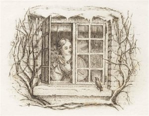 Illustration till "Halvhundra fabler för barn" av Hey av Martinus Rørbye