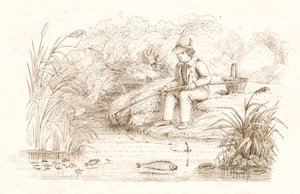 Illustration till "Halvhundra fabler för barn" av Hey av Martinus Rørbye