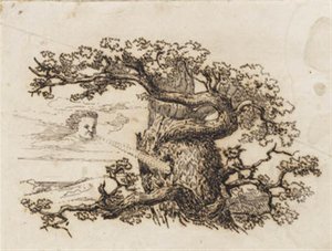 Illustration till "Halvhundra fabler för barn" av Hey av Martinus Rørbye
