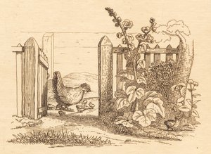 Illustration till "Halvhundra fabler för barn" av Hey av Martinus Rørbye