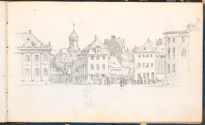 Parti från Kgs. Nytorv av Martinus Rørbye