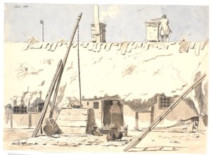 Vesterbys observatorium på Läsö av Martinus Rørbye