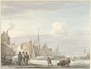 Stadsbild på vintern