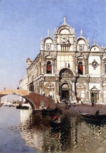 Scuola Grandi di San Marco och Campo San Giovanni e Paolo, Venedig,
