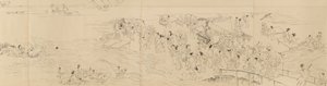 Nöjen i Kyoto under de fyra årstiderna, sent 1700-tal.