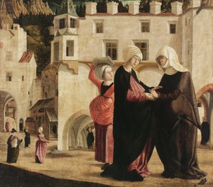 The Visitation, c.1502 (målning på granträ)
