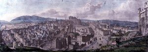 Utsikt från toppen av Calton Hill av Nelson