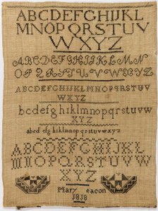 Sampler av Mary Beacon