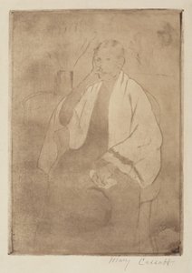 Ett porträtt av konstnärens mor av Mary Cassatt