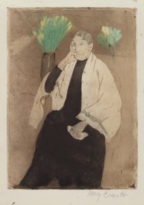 Ett porträtt av konstnärens mor av Mary Cassatt