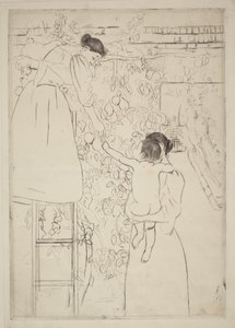 Fruktskörd av Mary Cassatt