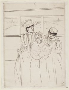 I Omnibus av Mary Cassatt