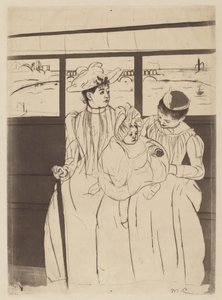 I Omnibus av Mary Cassatt