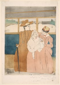 I Omnibus av Mary Cassatt