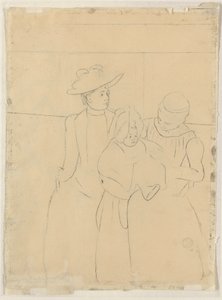 I omnibus [verso] av Mary Cassatt