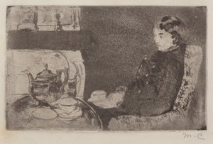 Lydia på Afternoon Tea av Mary Cassatt