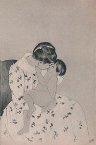 Mor och barn, ca 1890-talet, 1946 av Mary Cassatt