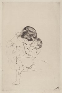 Mammas kyss av Mary Cassatt