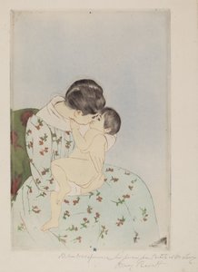 Mammas kyss av Mary Cassatt