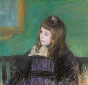 Porträtt av Marie-Therese Gaillard av Mary Cassatt