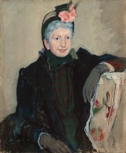 Porträtt av en dam av Mary Cassatt