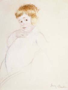 Study for the Baby for The Caress, c.1902 av Mary Cassatt