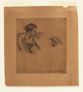 Susan och barn vända mot varandra av Mary Cassatt