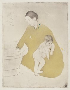 Badet av Mary Cassatt