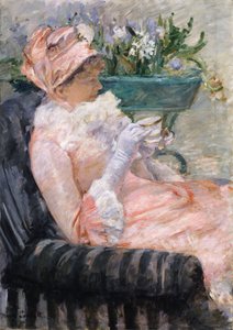 The Cup of Tea, c.1880-1 av Mary Cassatt