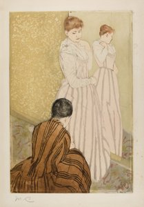Beslaget, 1890-91 av Mary Cassatt