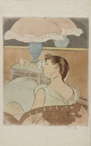 Lampan, 1890-91 av Mary Cassatt