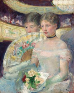 The Loge, c. 1878-1880. av Mary Cassatt