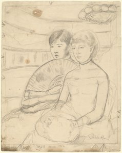 The Loge [recto], 1882. av Mary Cassatt